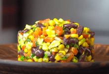 Photo of Пикантный мексиканский салат с фасолью