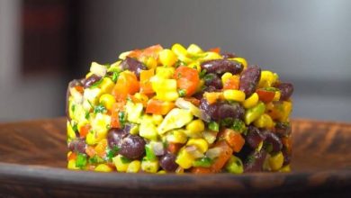 Photo of Пикантный мексиканский салат с фасолью