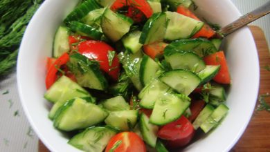 Photo of Легкий летний салат с огурцом