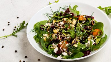 Photo of Вегетарианский салат с тушеными овощами